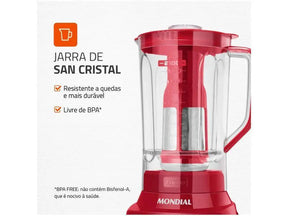 Liquidificador Mondial Turbo Inox