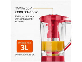 Liquidificador Mondial Turbo Inox